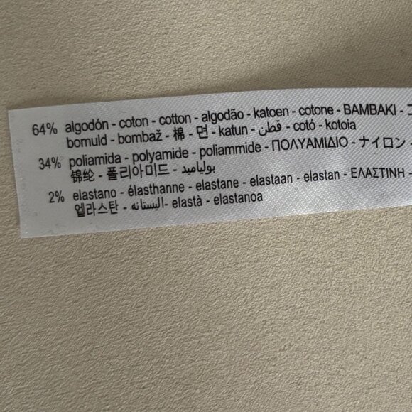 ZARA LONG SLEEVE COTTON BLEND BLACK LACE TOP, SZ. L - Picture 5 of 5